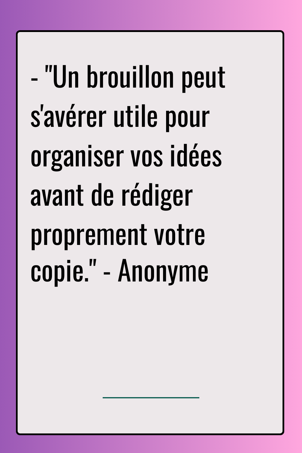 Image de citation