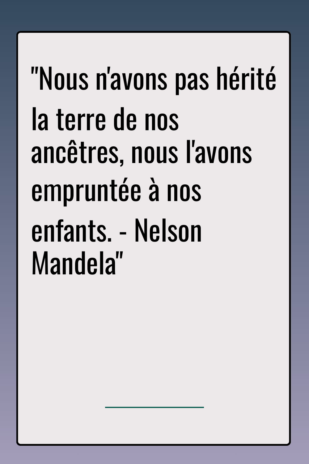 Image de citation