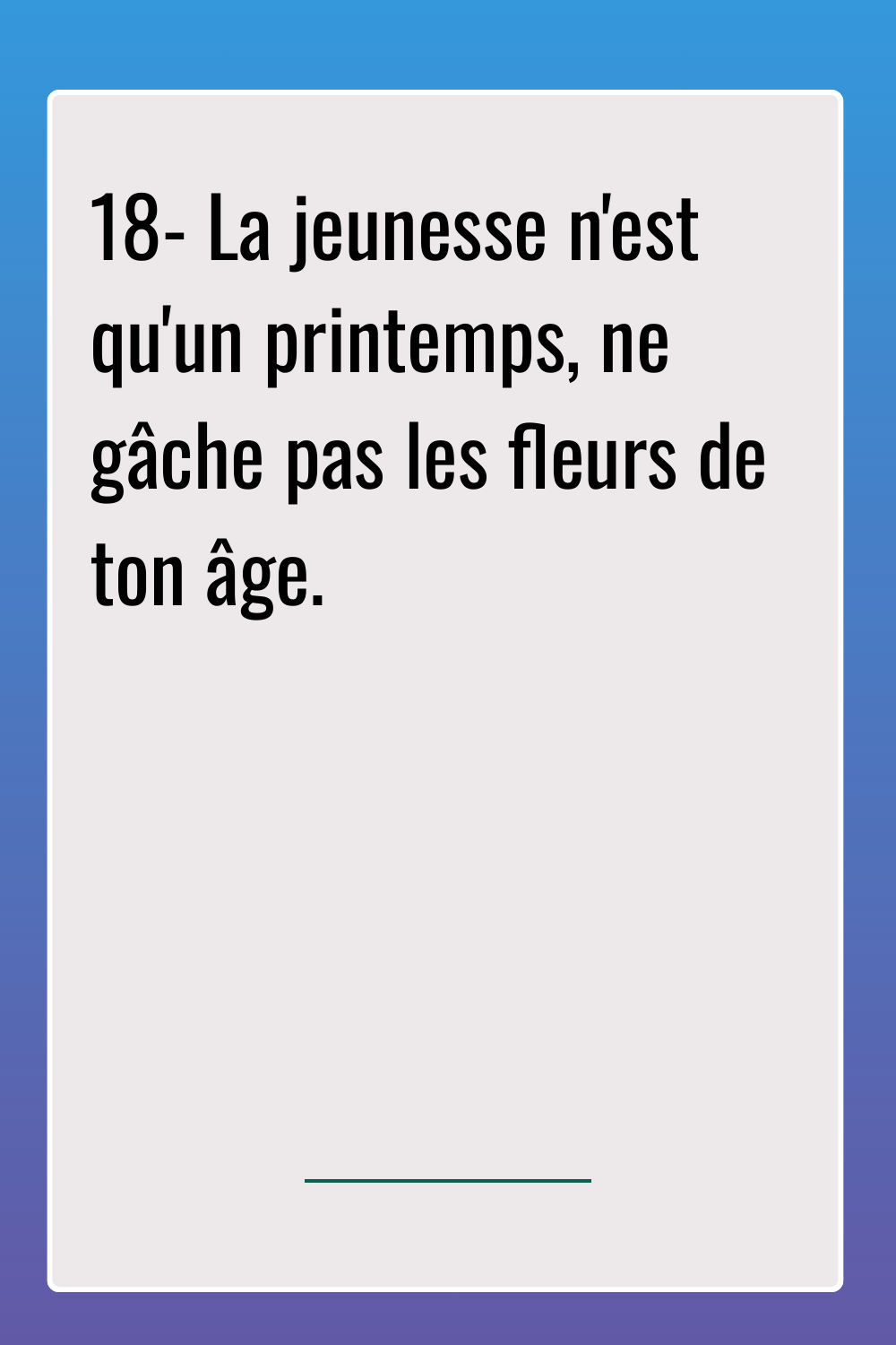 Image de citation
