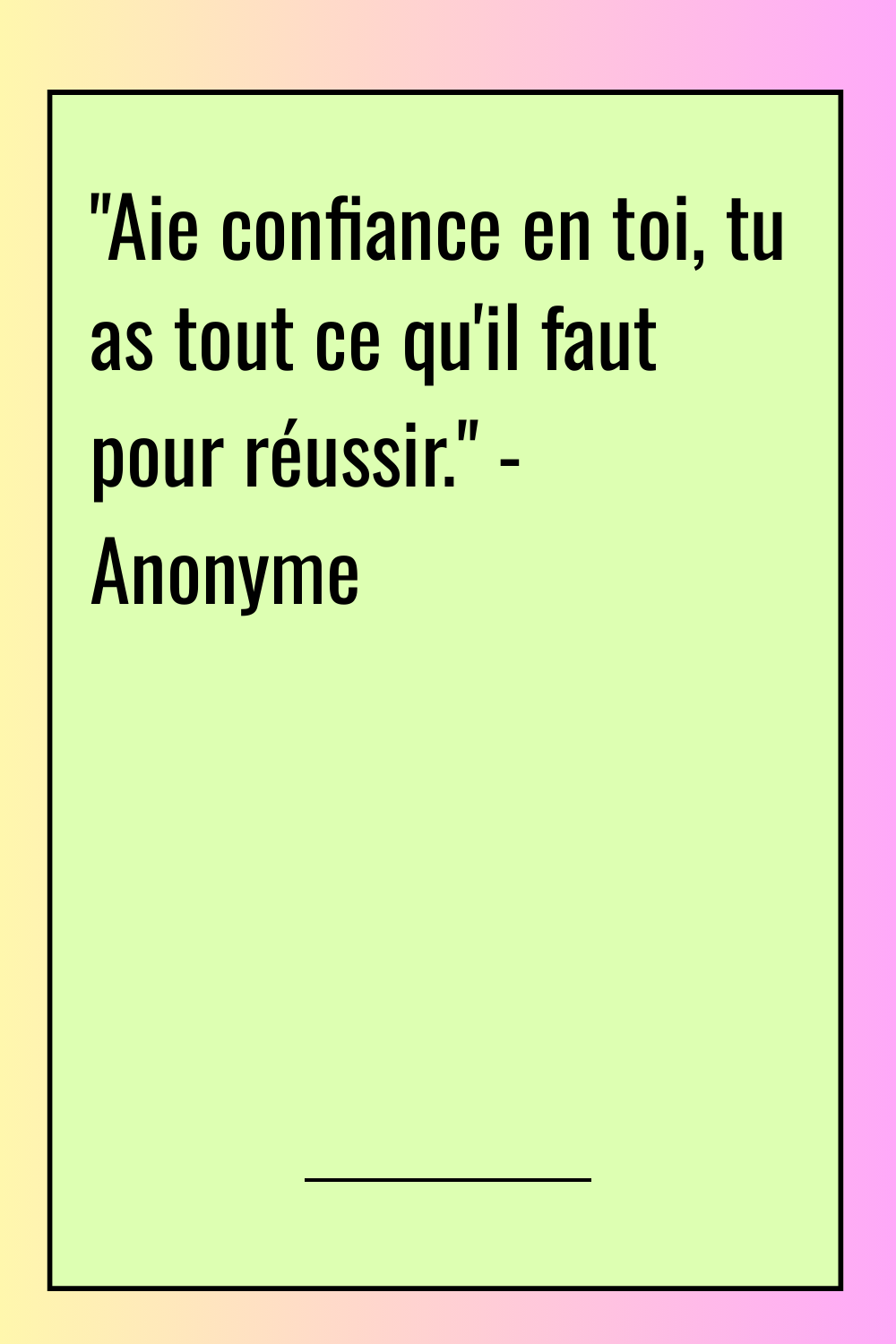 Image de citation