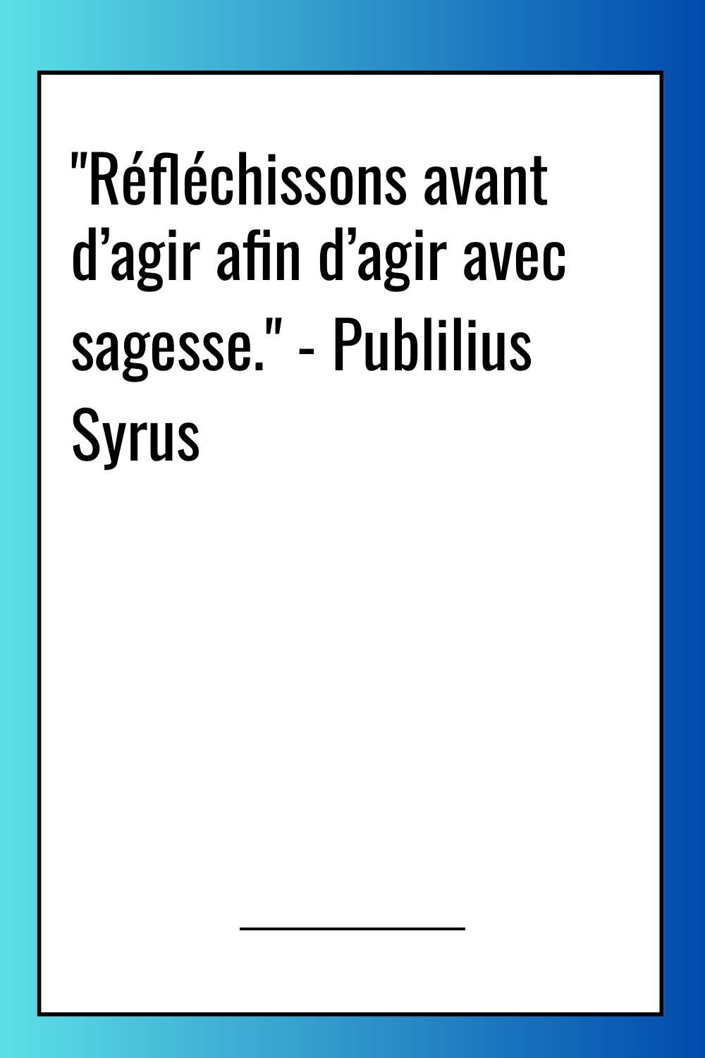 Image de citation