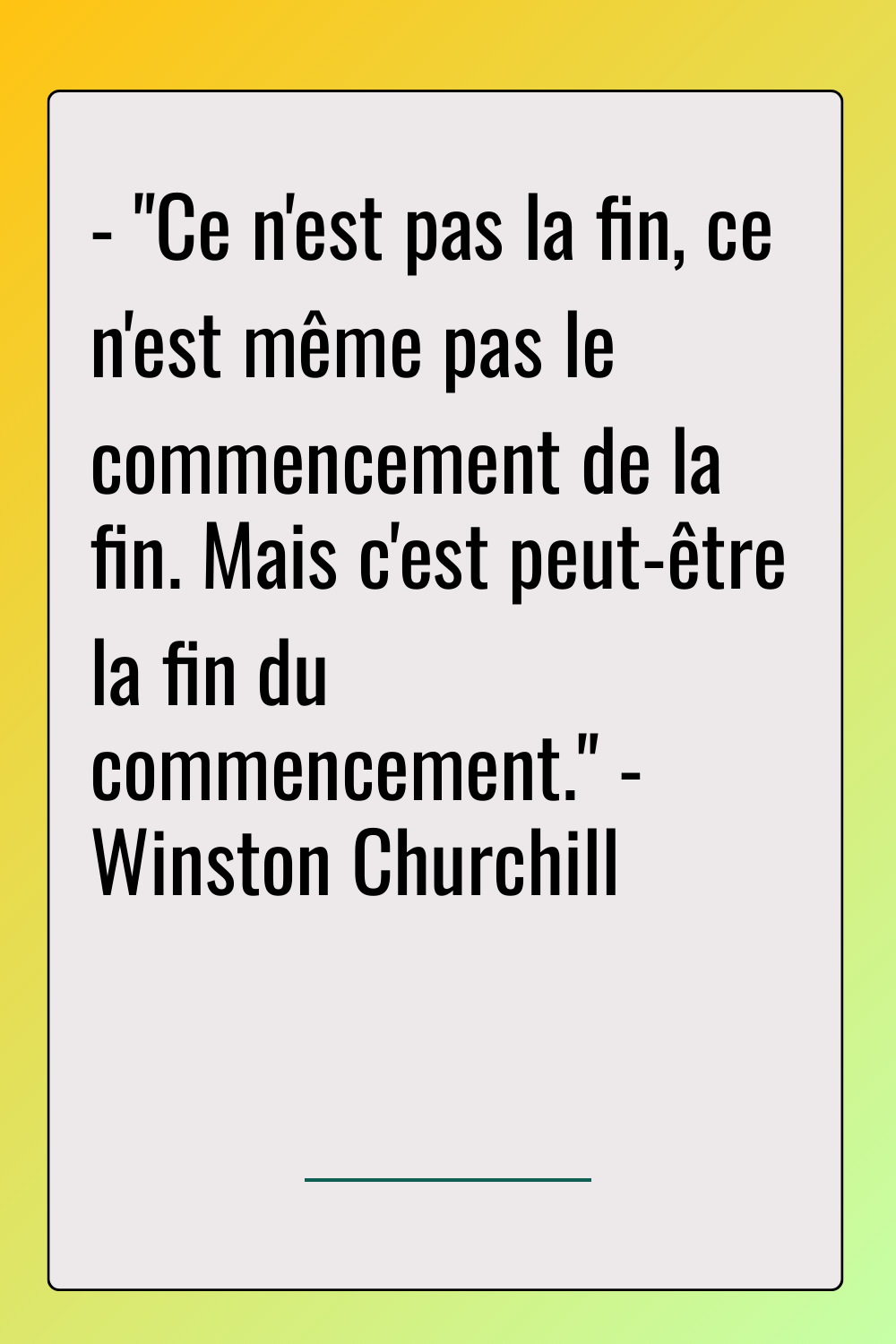 Image de citation
