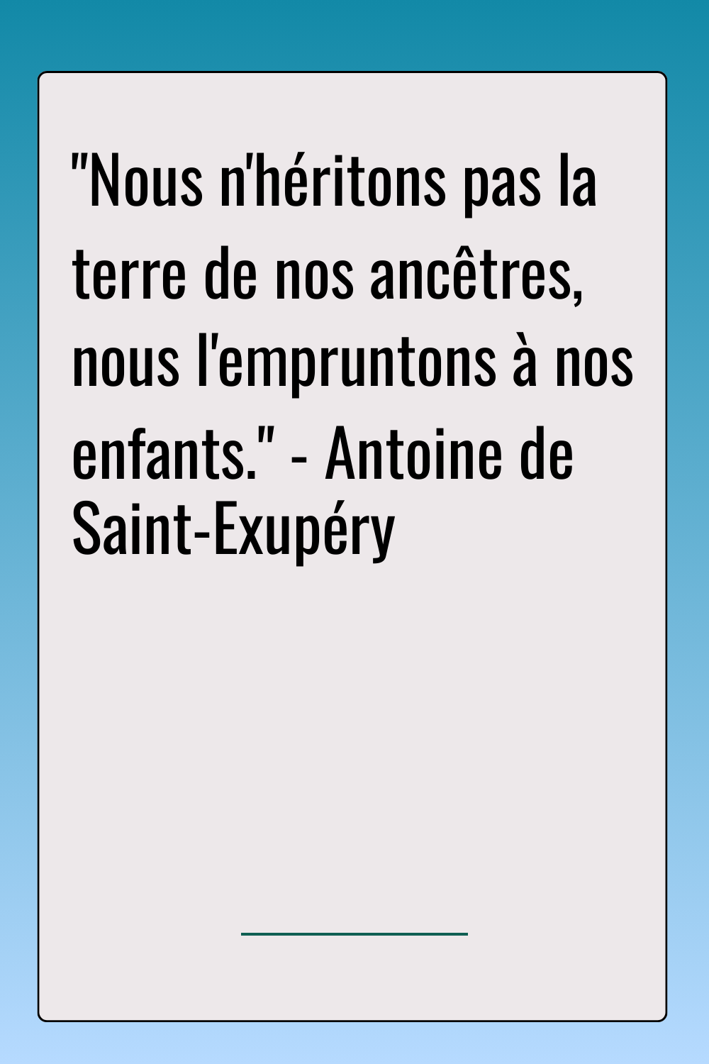 Image de citation
