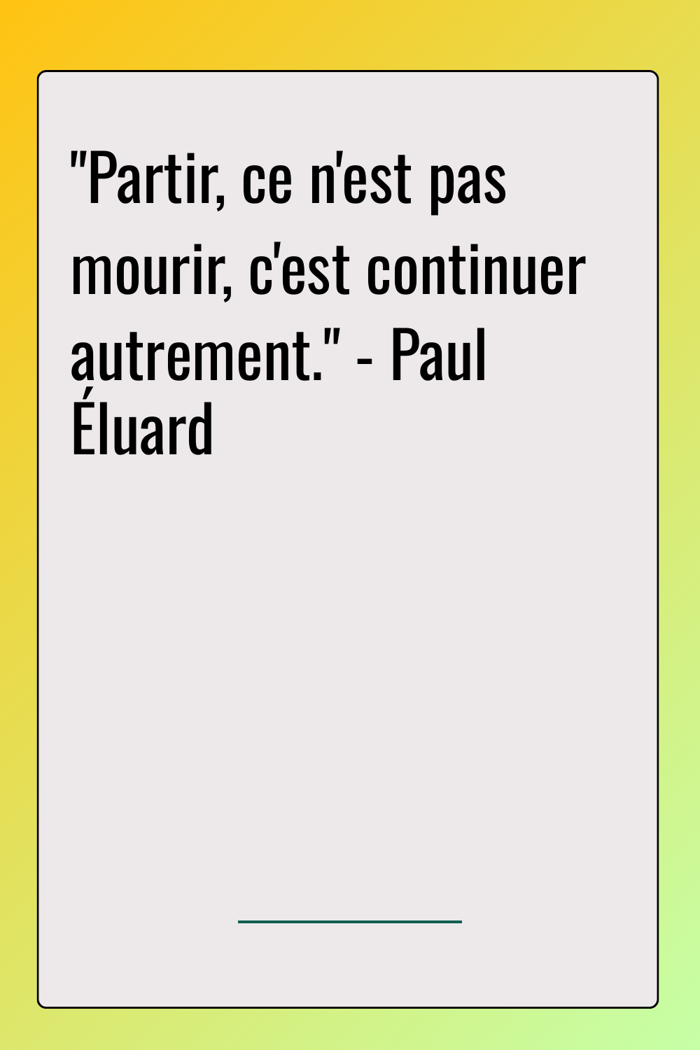 Image de citation
