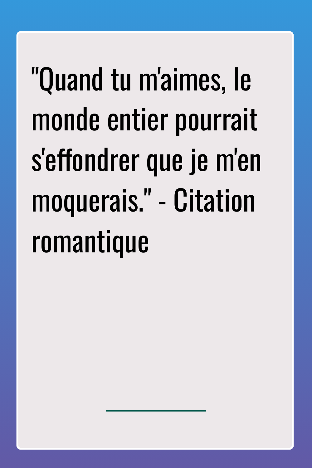 Image de citation