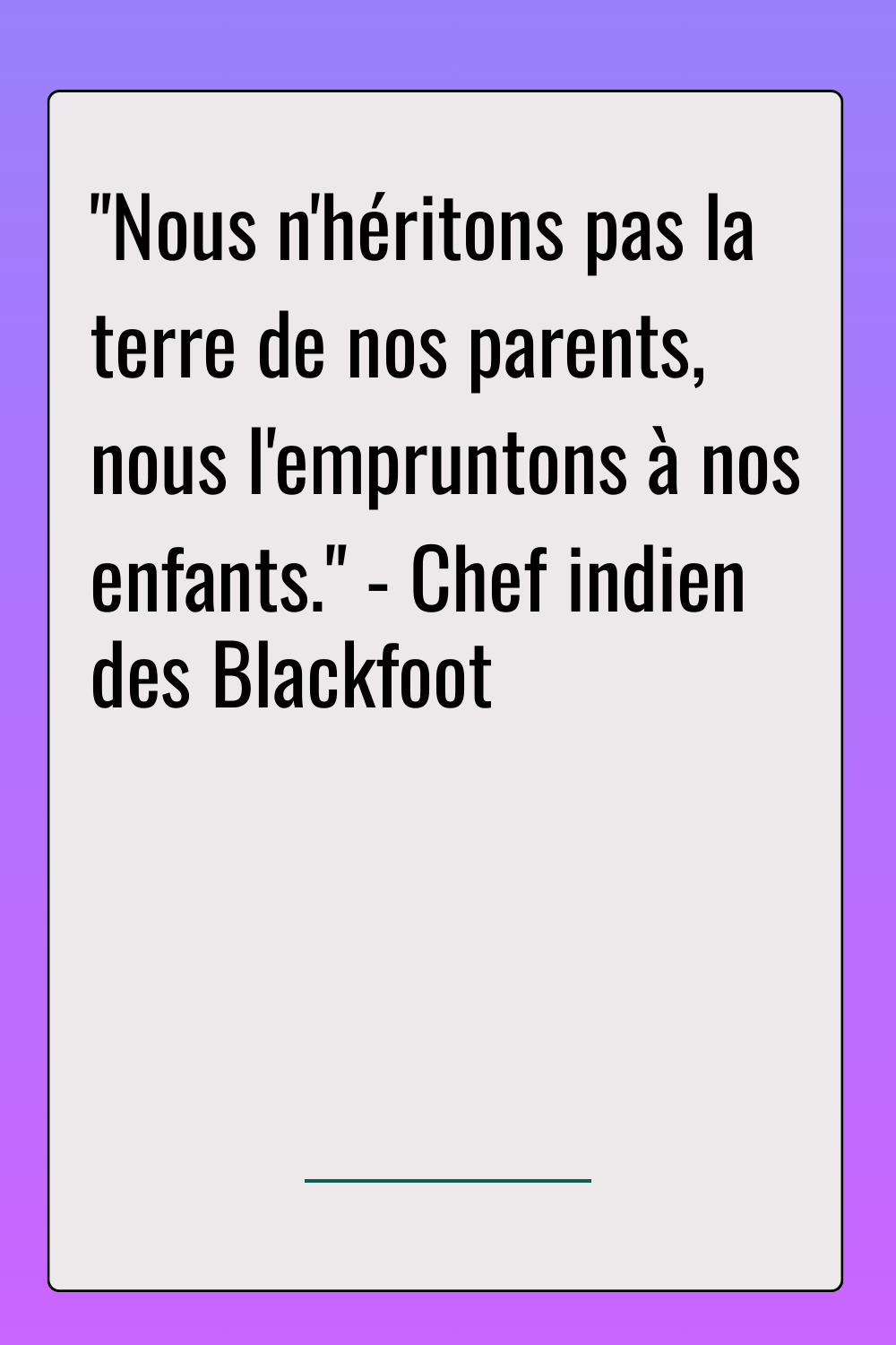 Image de citation