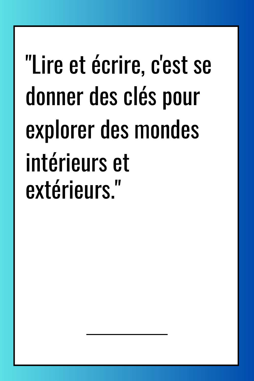 Image de citation