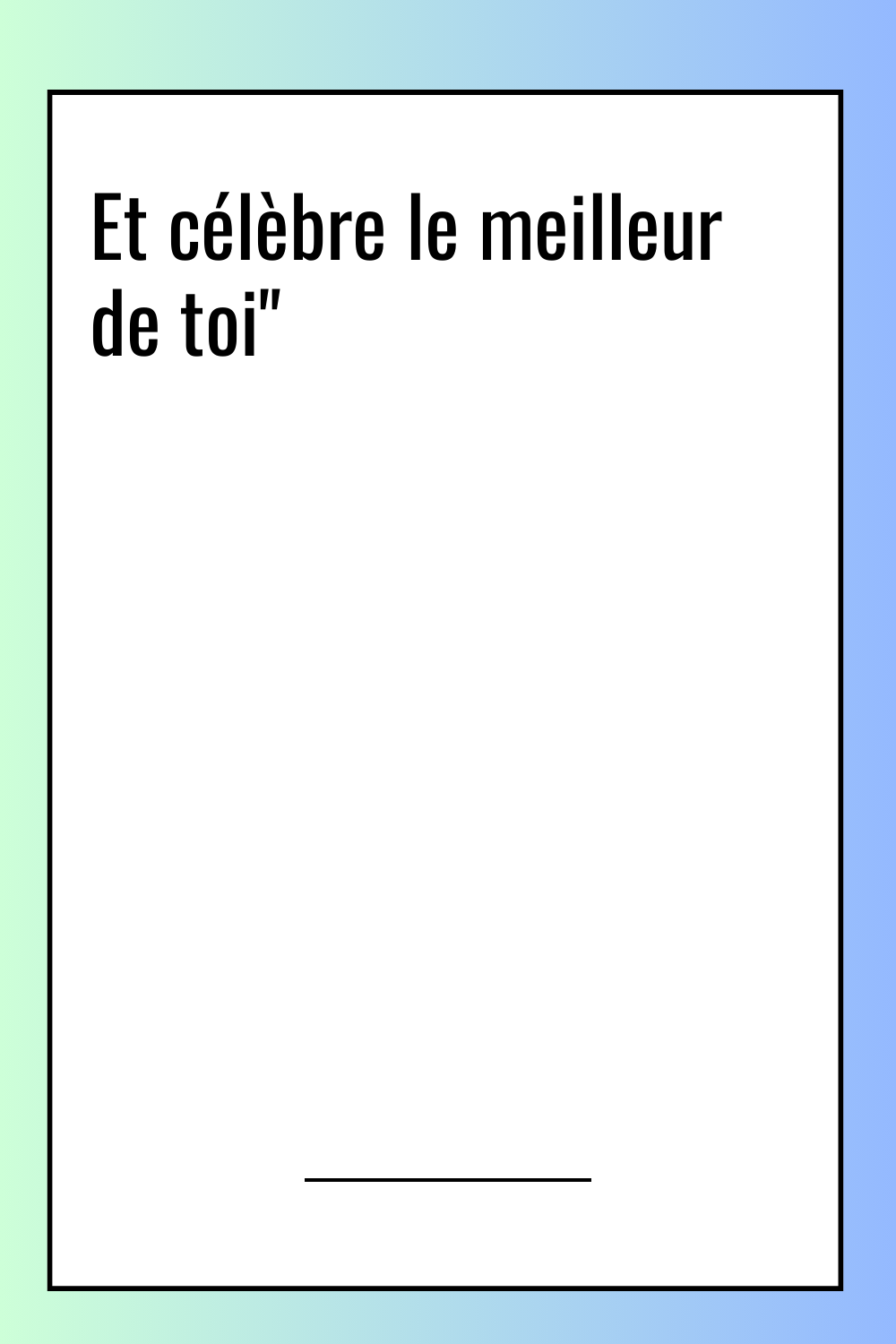 Image de citation