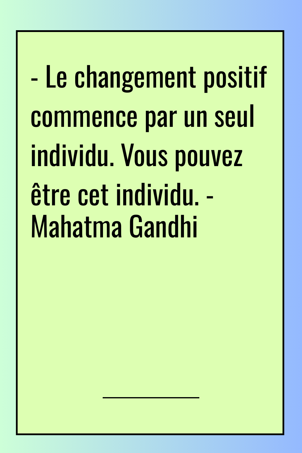 Image de citation