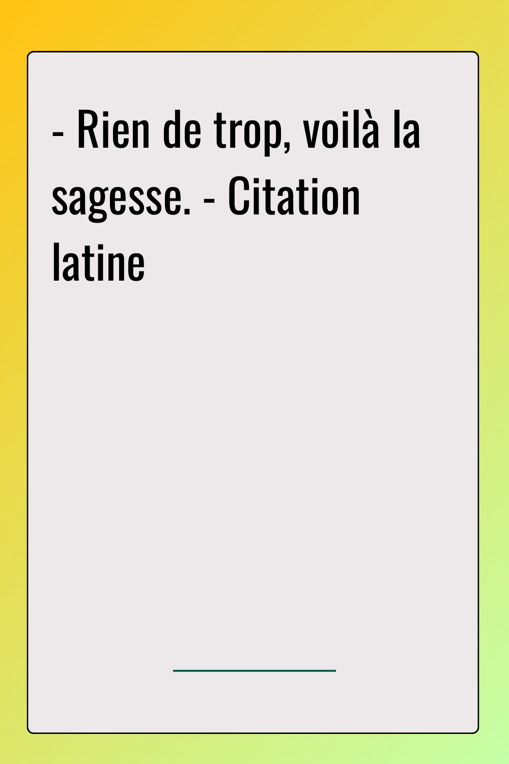 Image de citation