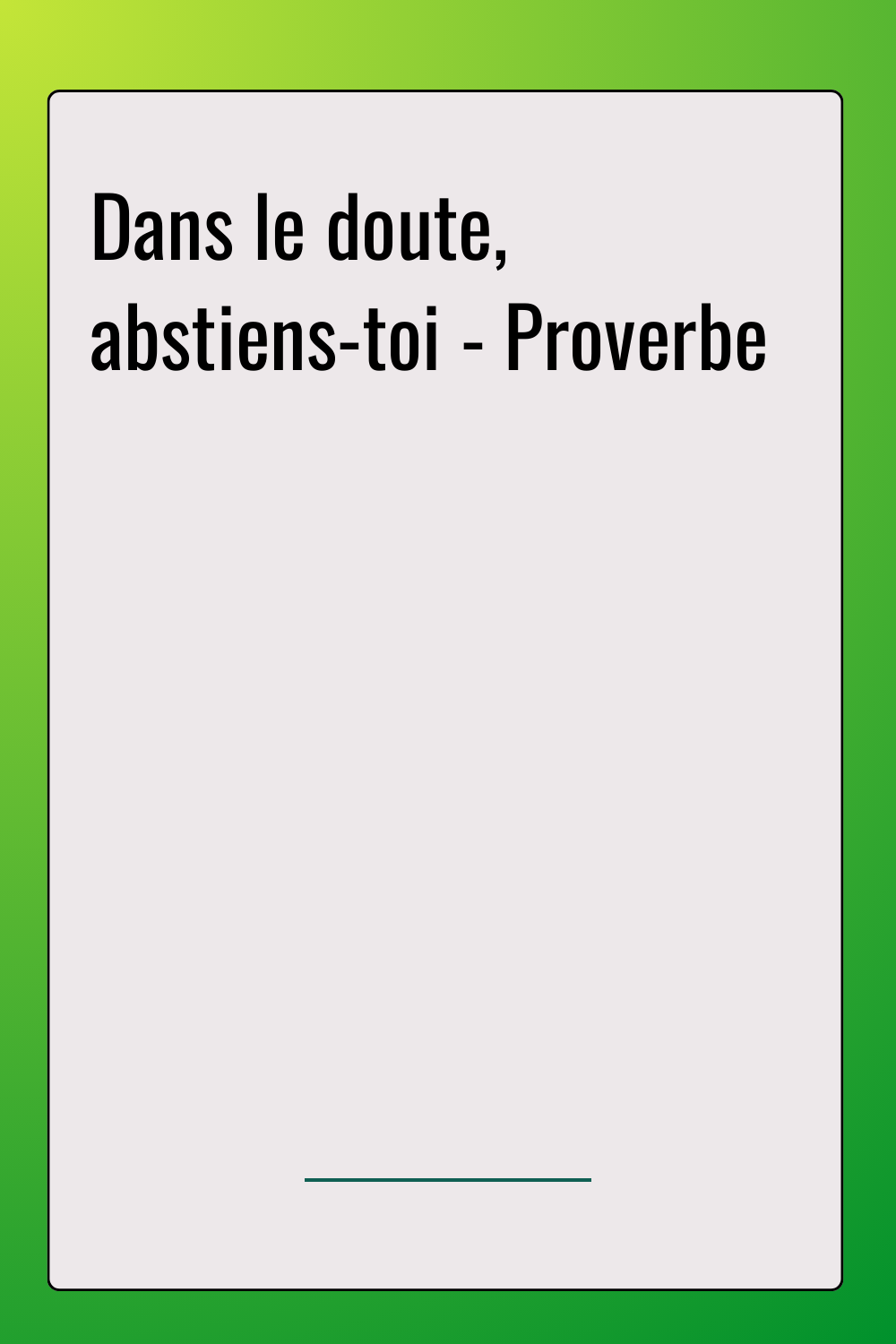 Image de citation
