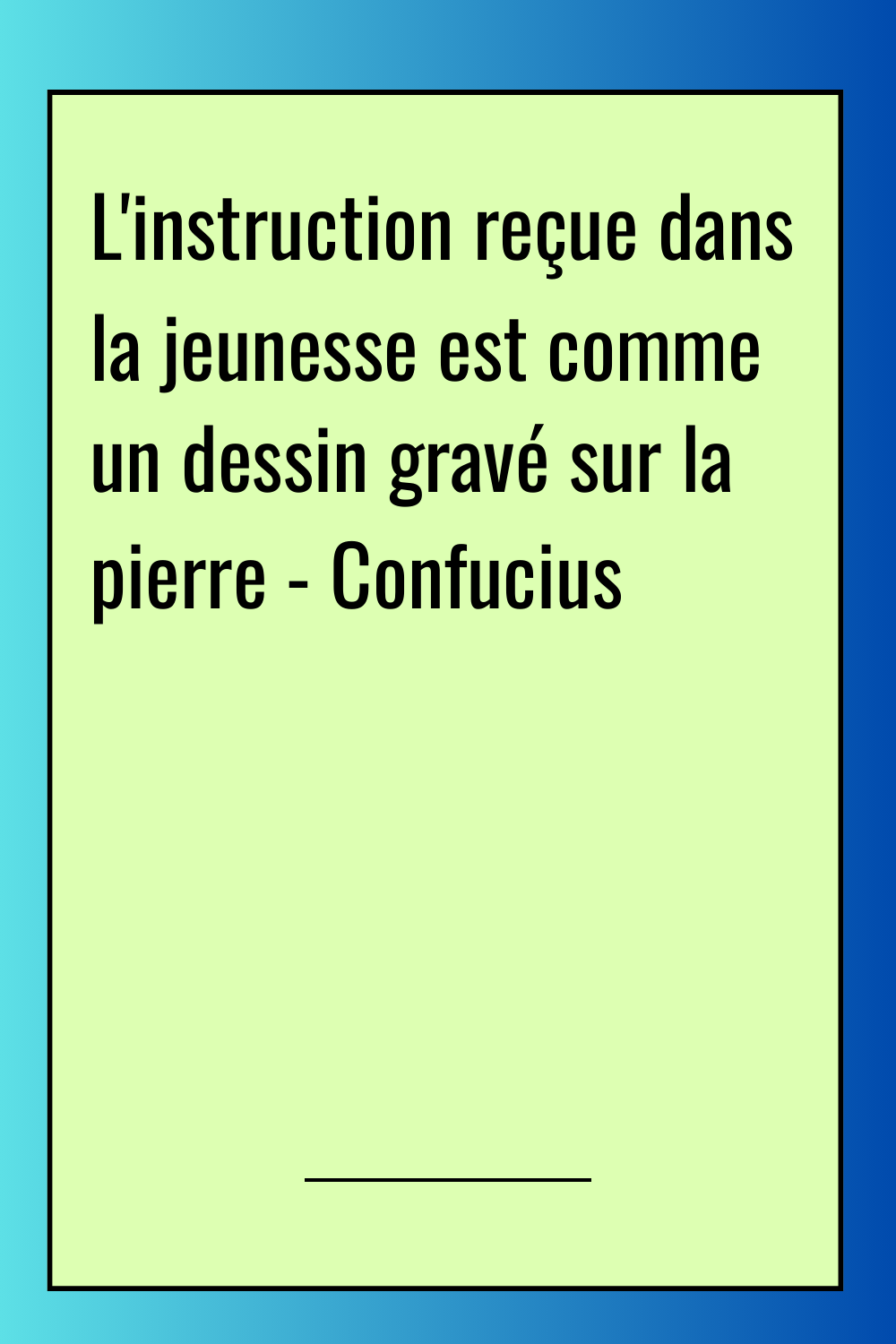 Image de citation