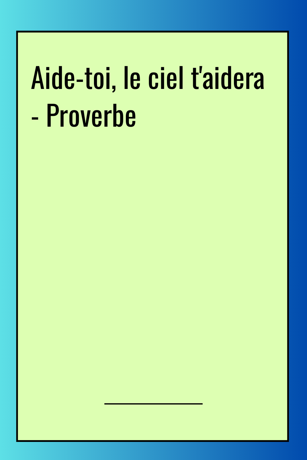 Image de citation