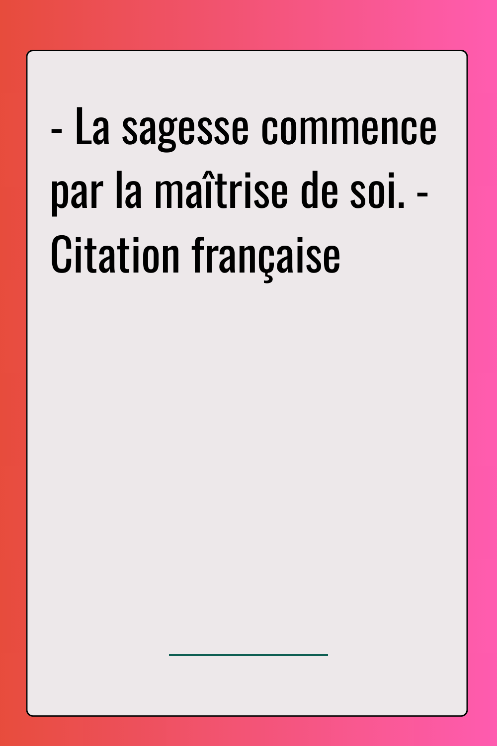 Image de citation