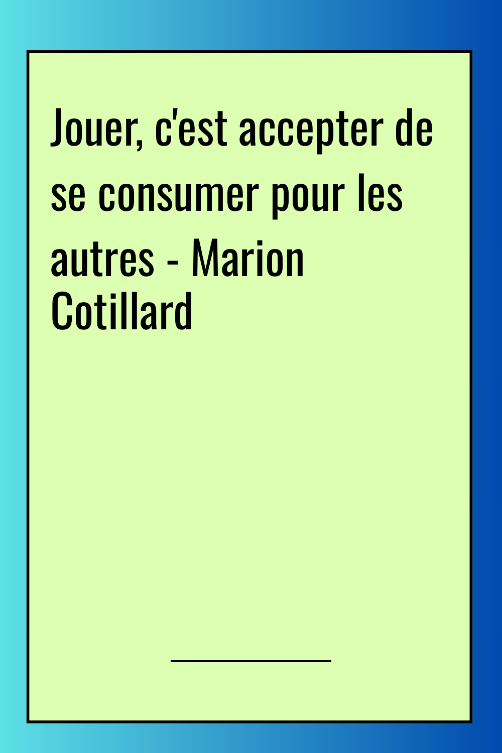 Image de citation
