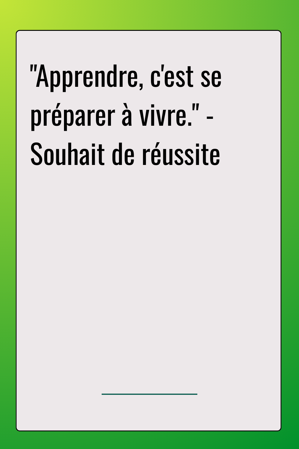 Image de citation