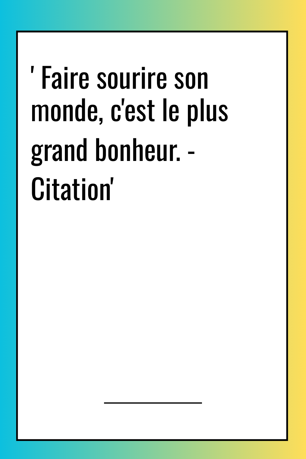 Image de citation