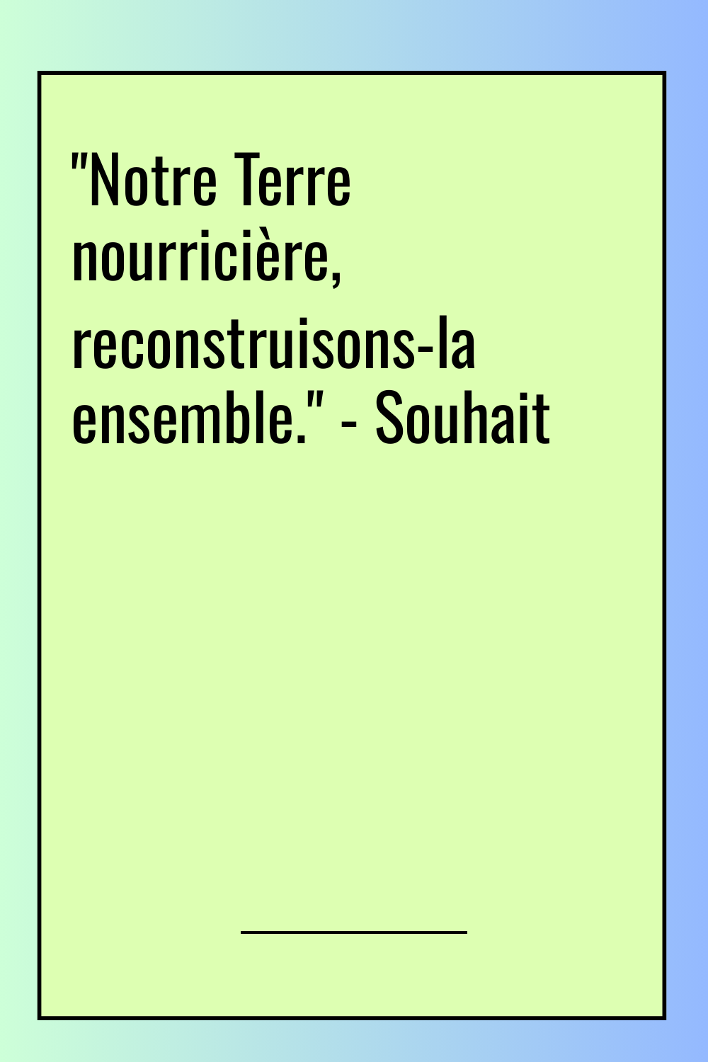 Image de citation