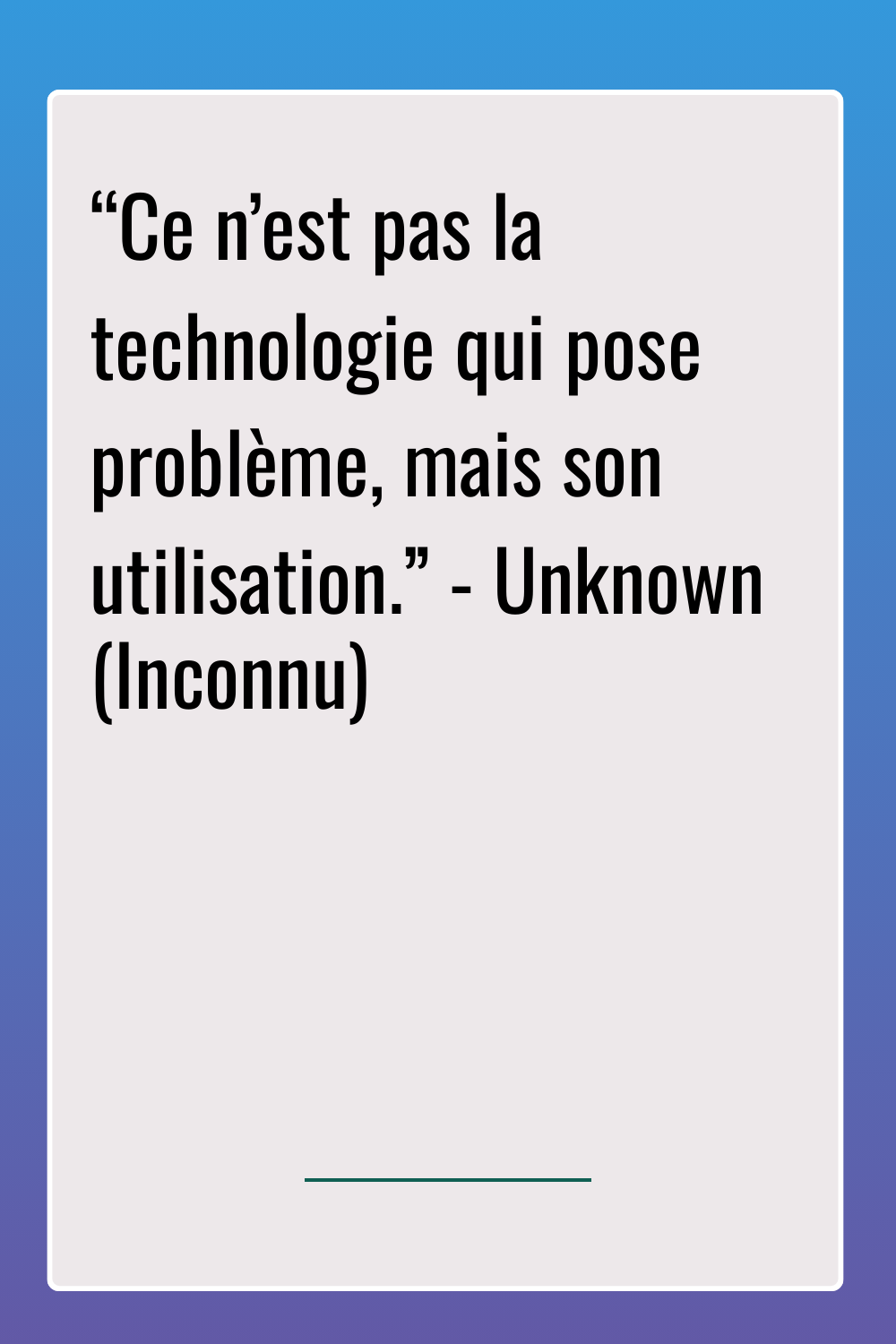 Image de citation