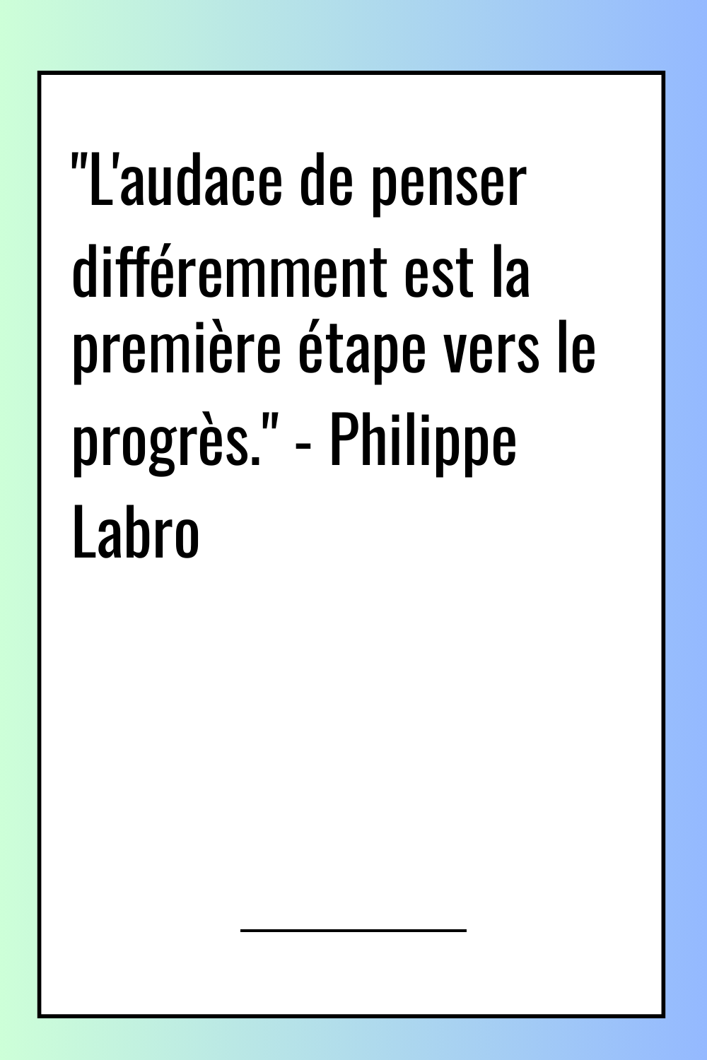 Image de citation