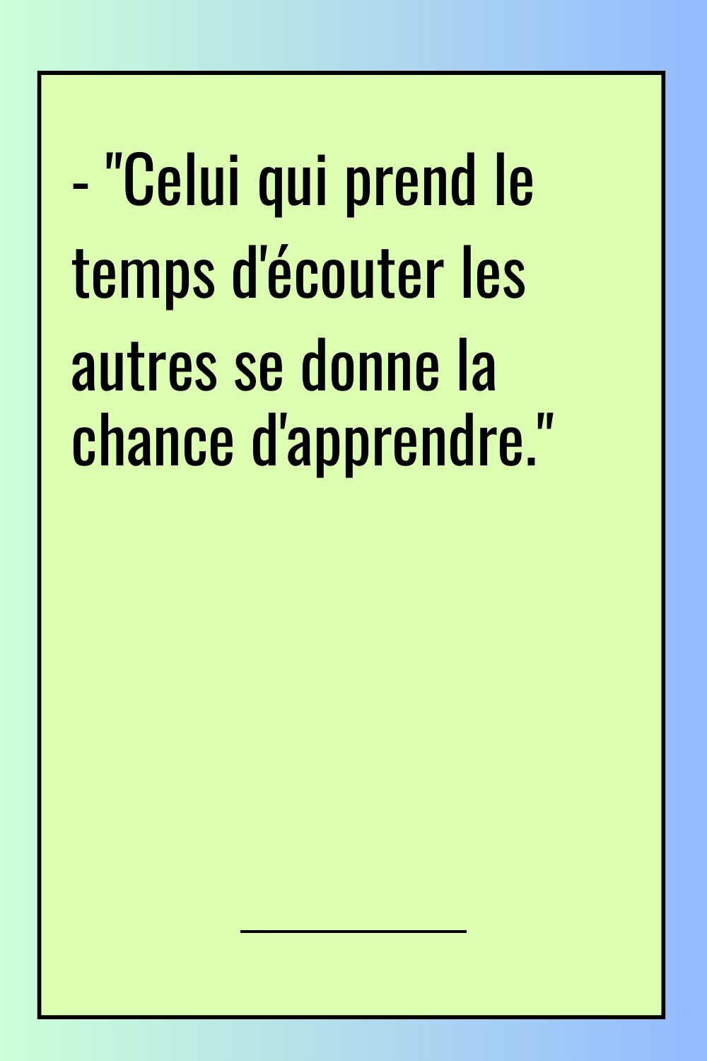 Image de citation