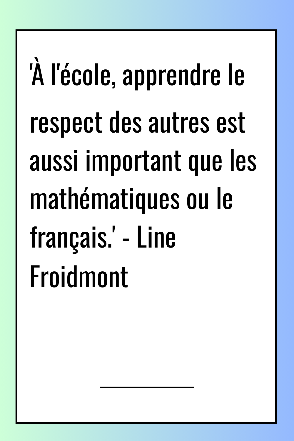Image de citation