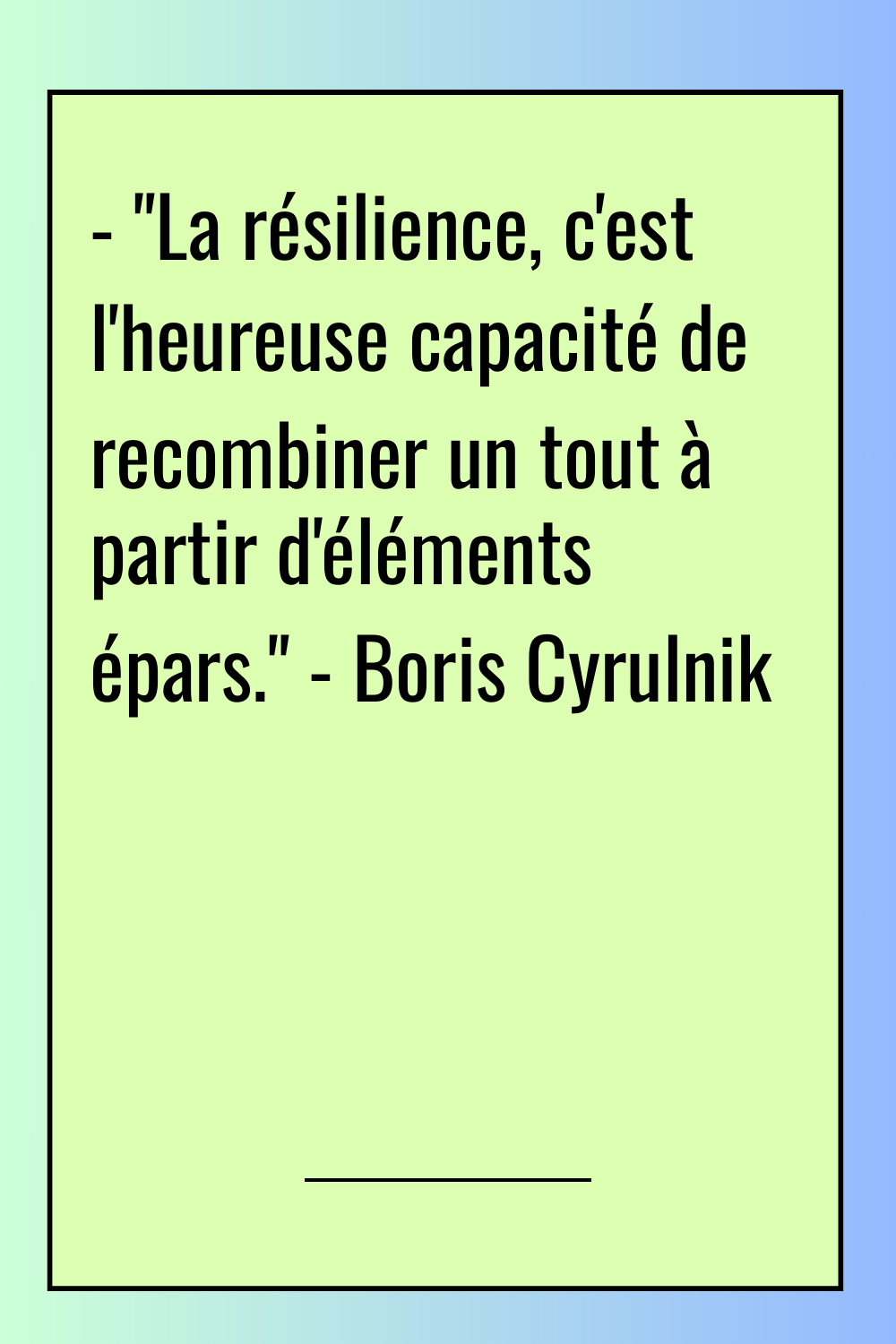 Image de citation