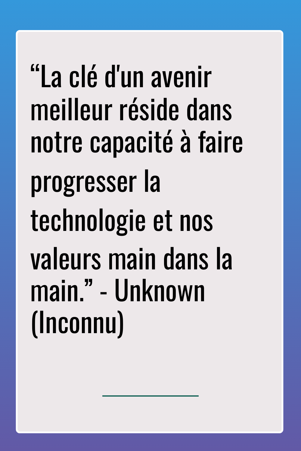 Image de citation