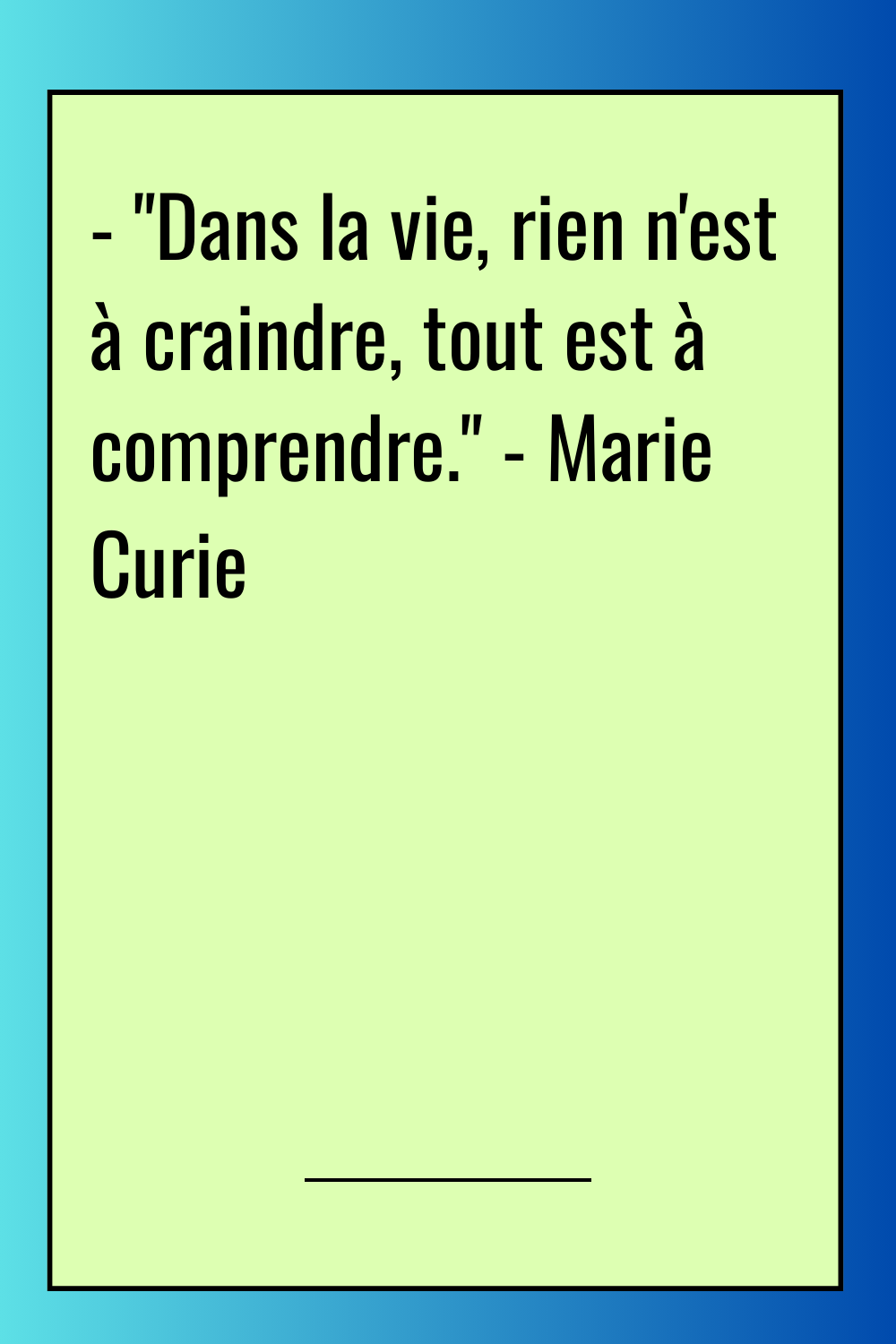 Image de citation