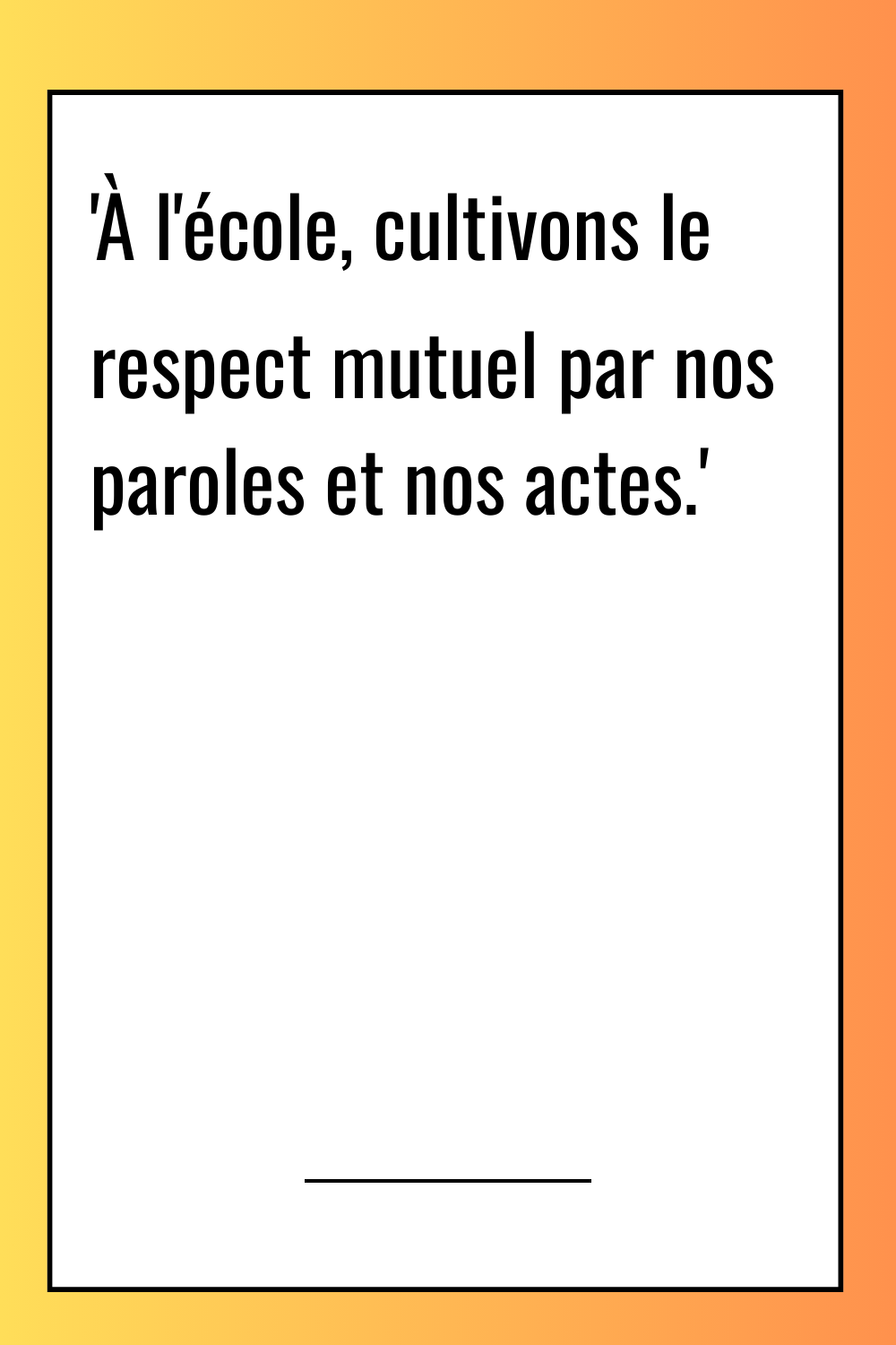 Image de citation