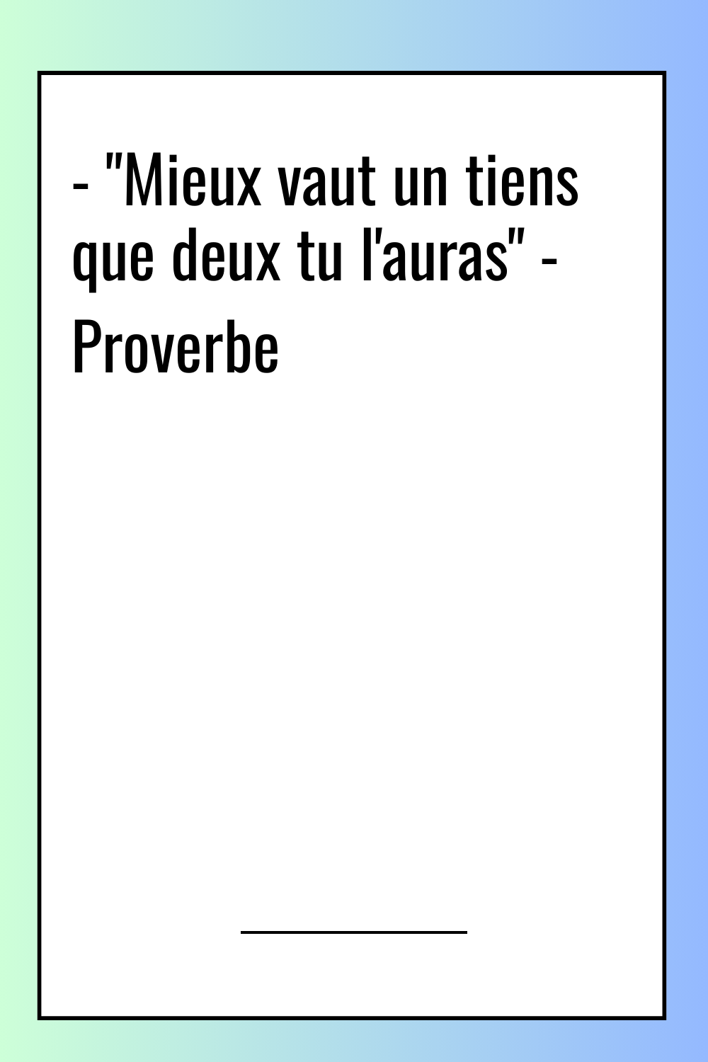 Image de citation