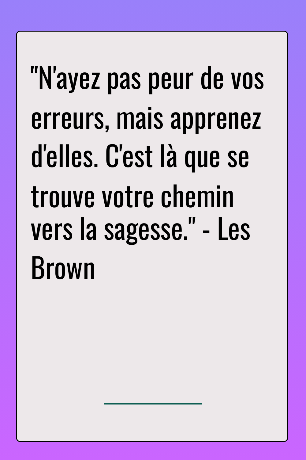 Image de citation