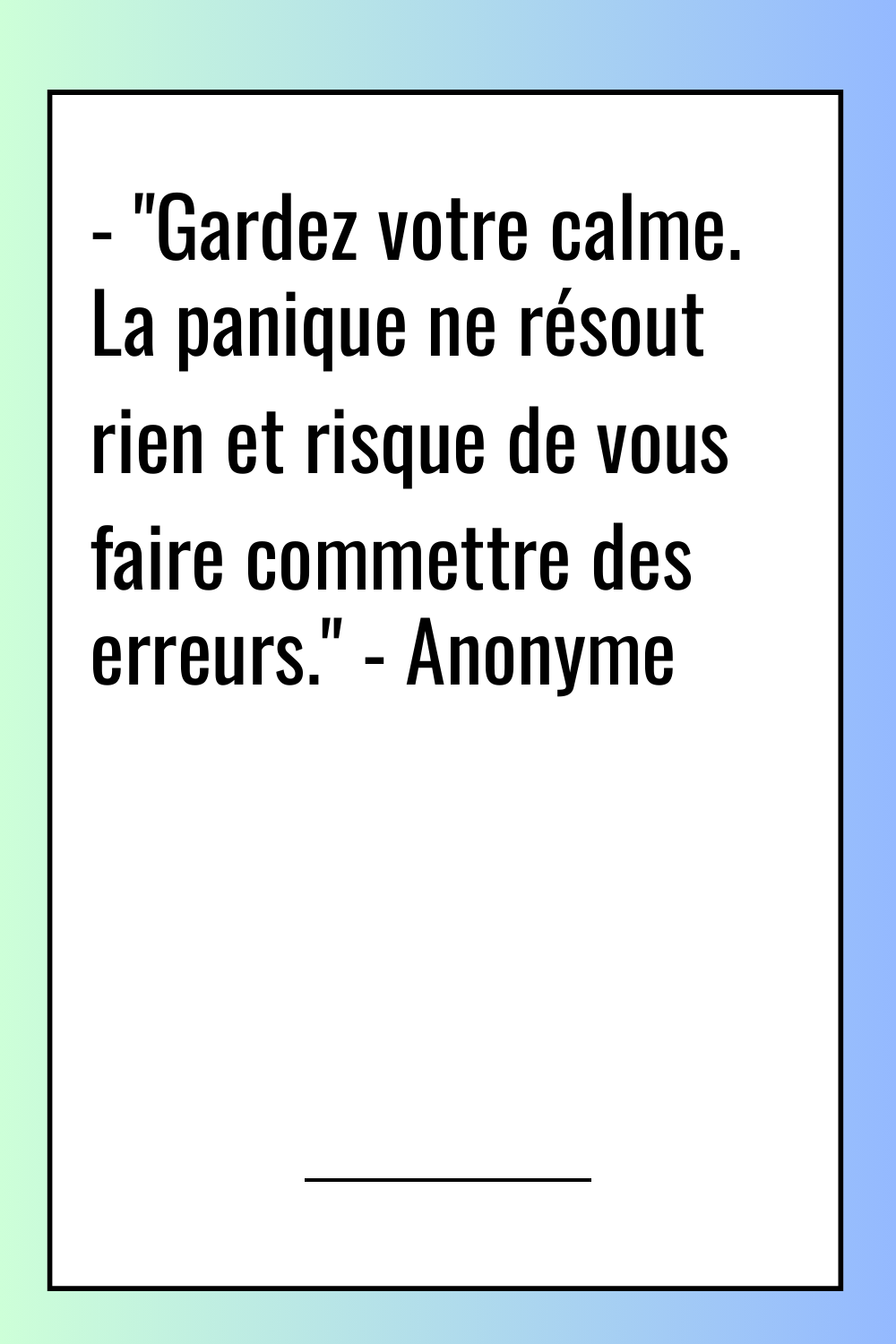 Image de citation