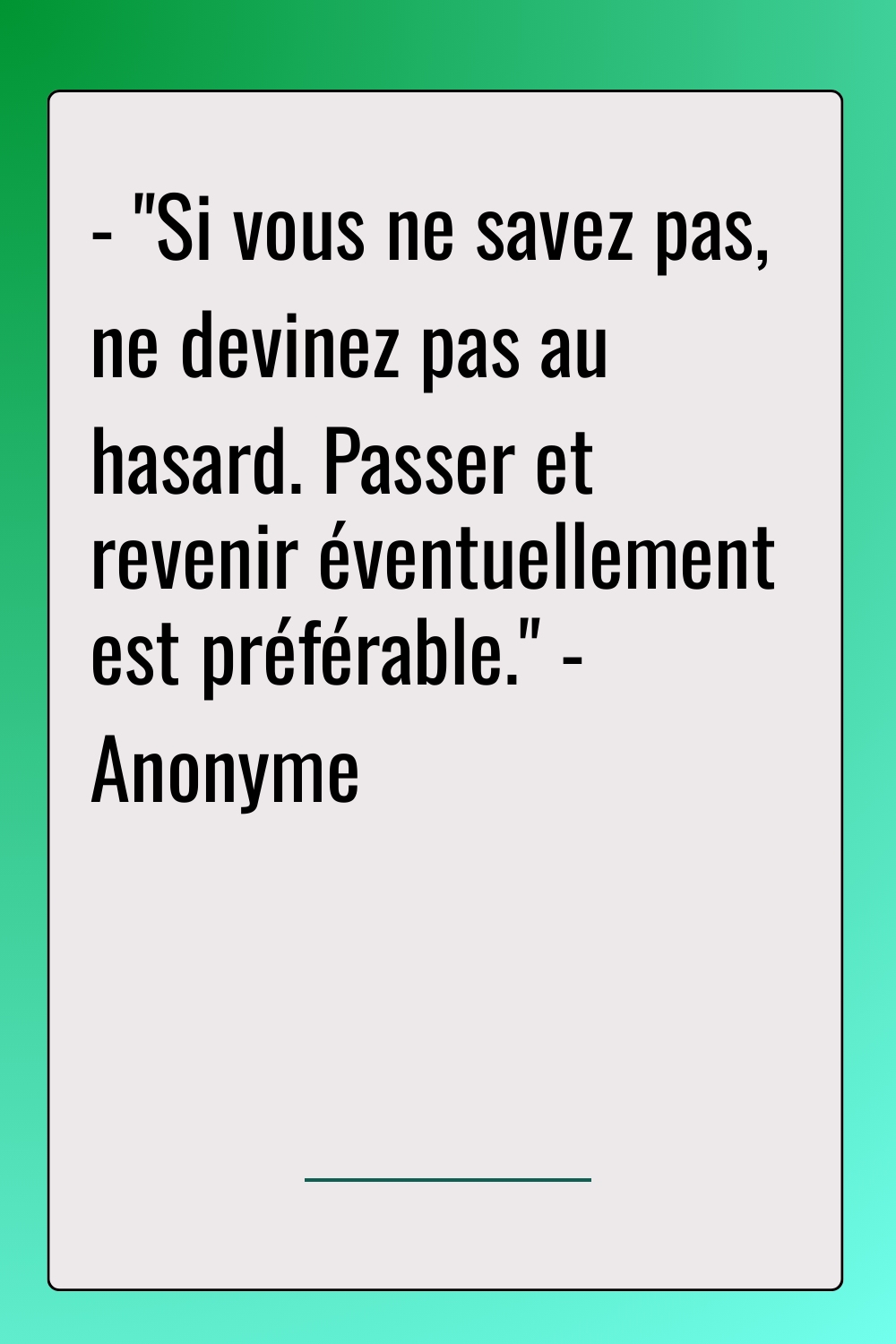 Image de citation