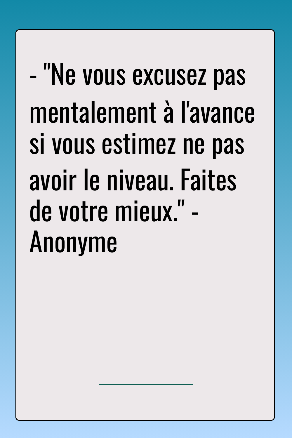 Image de citation
