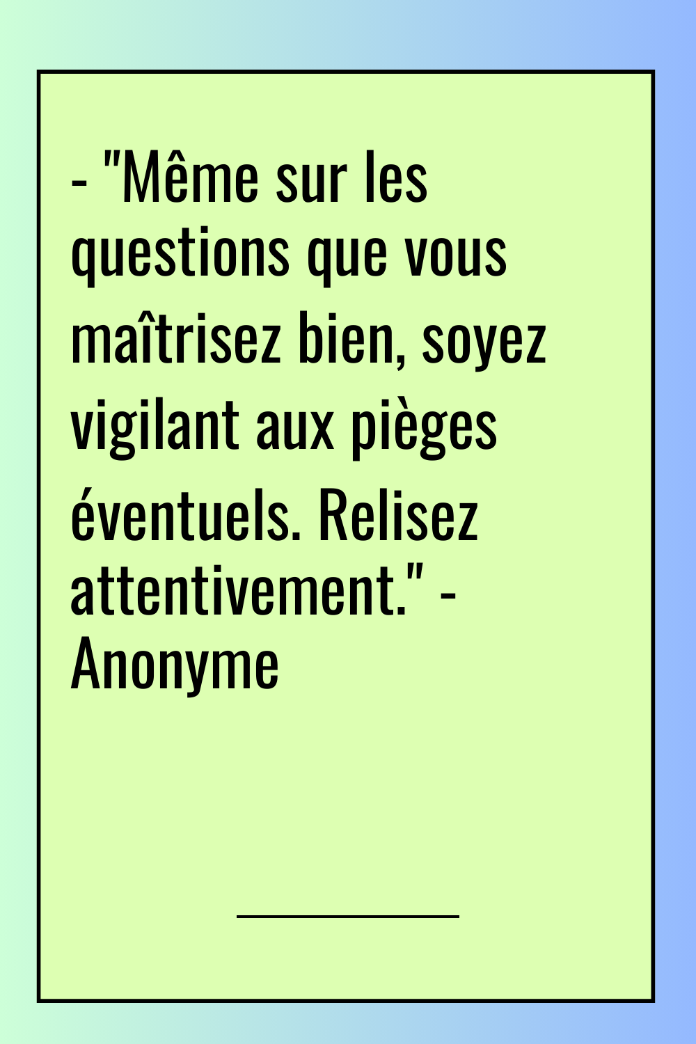 Image de citation