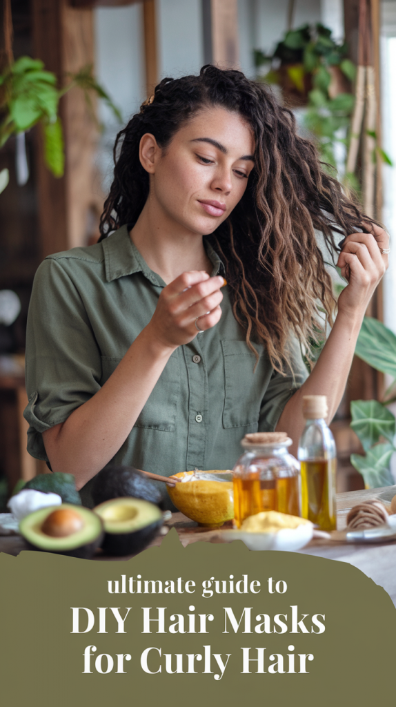 Dévoilez les secrets des masques capillaires maison pour cheveux bouclés