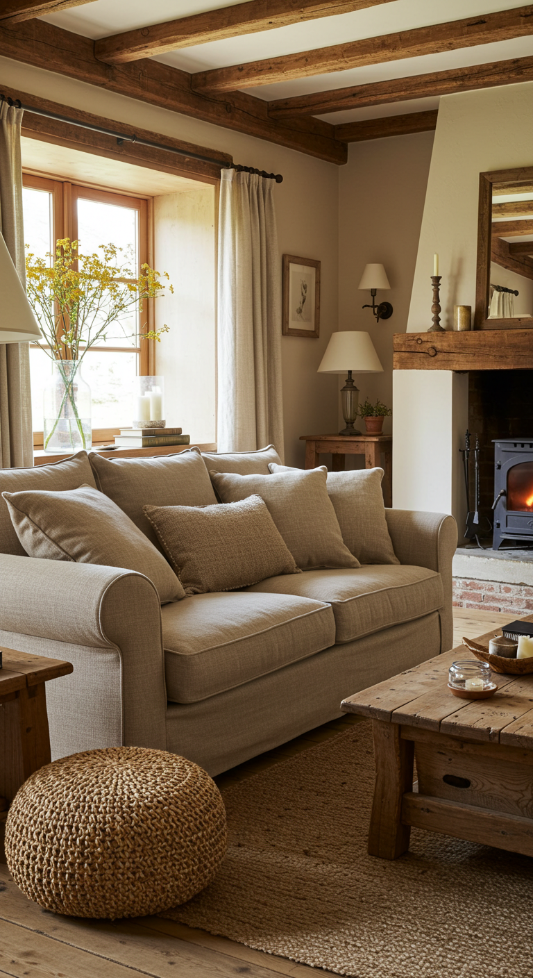 18 Déco Salon Rustique Campagne