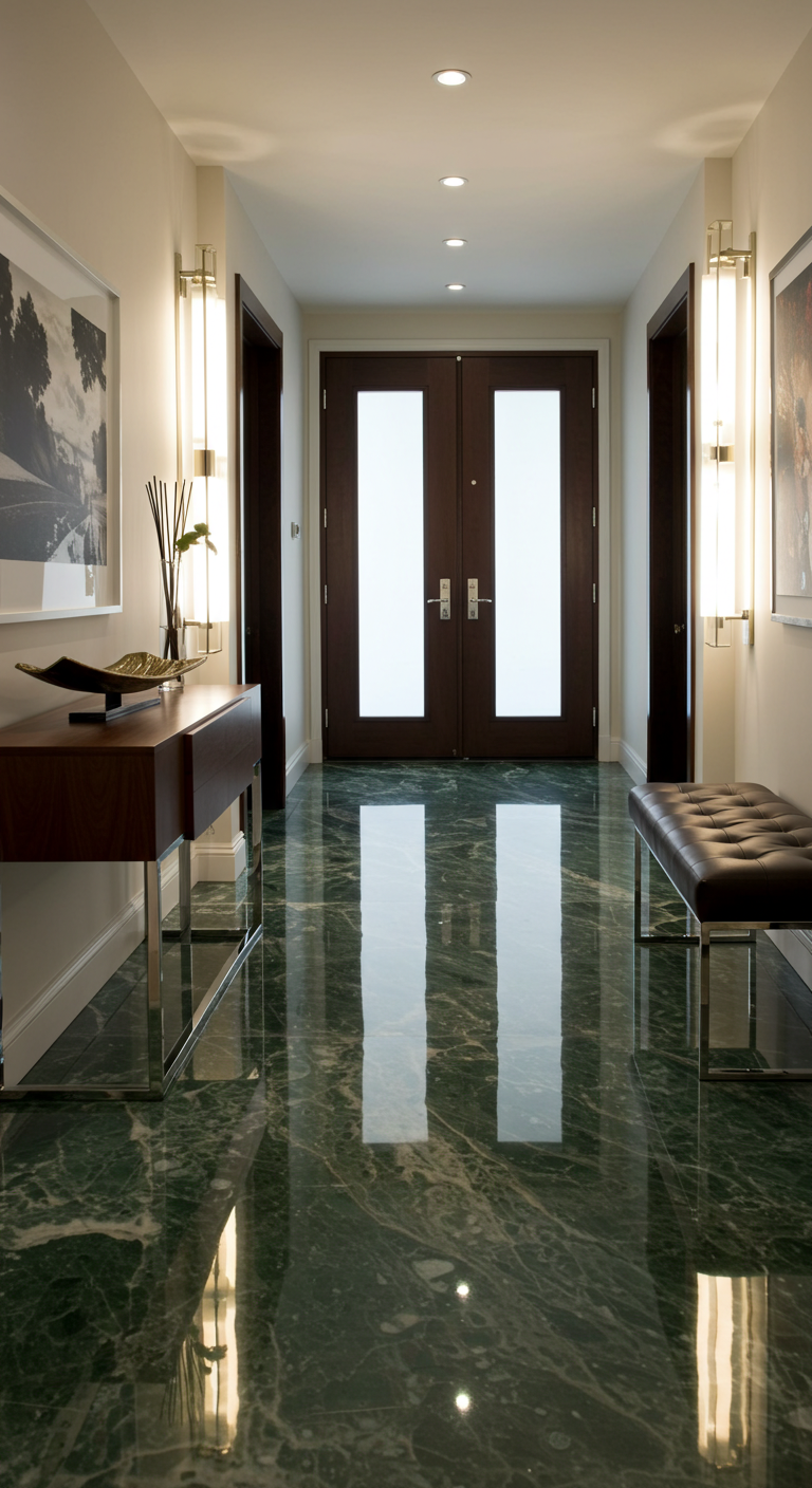 17 Déco Entrée Contemporaine Lumineuse