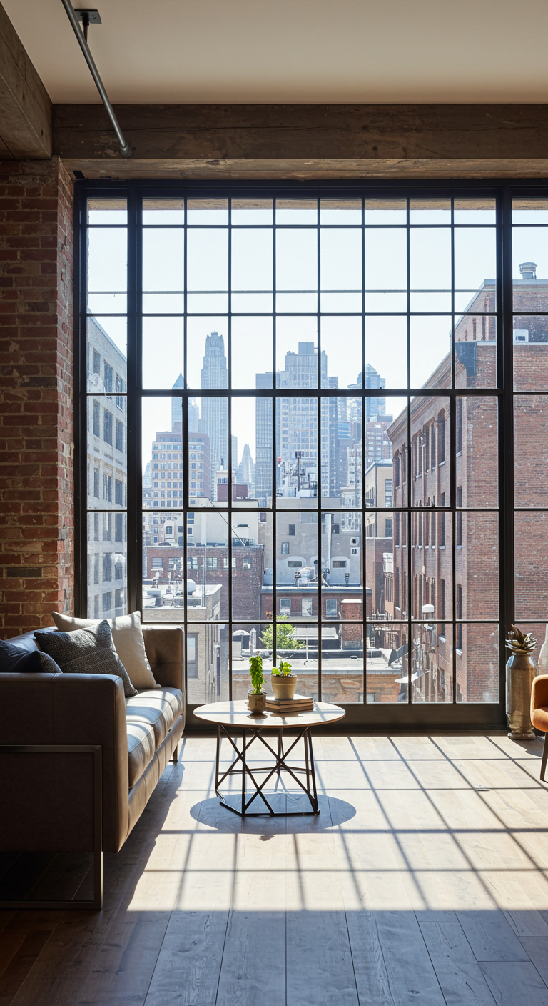 11 Déco Salon Industriel Brut