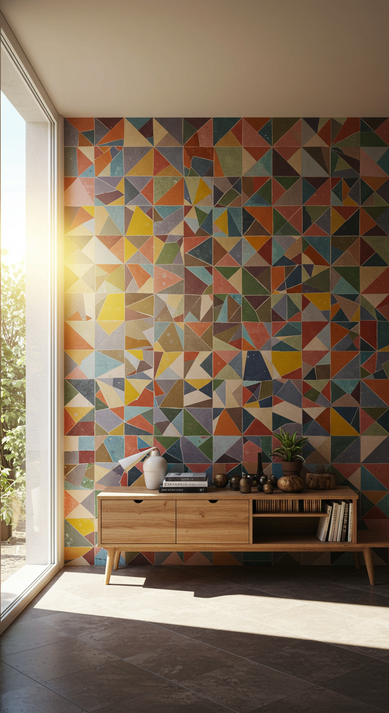 19 Déco Mur Contemporain Géométrique