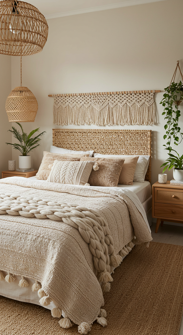 14 Déco Textile Bohème Pompons Franges