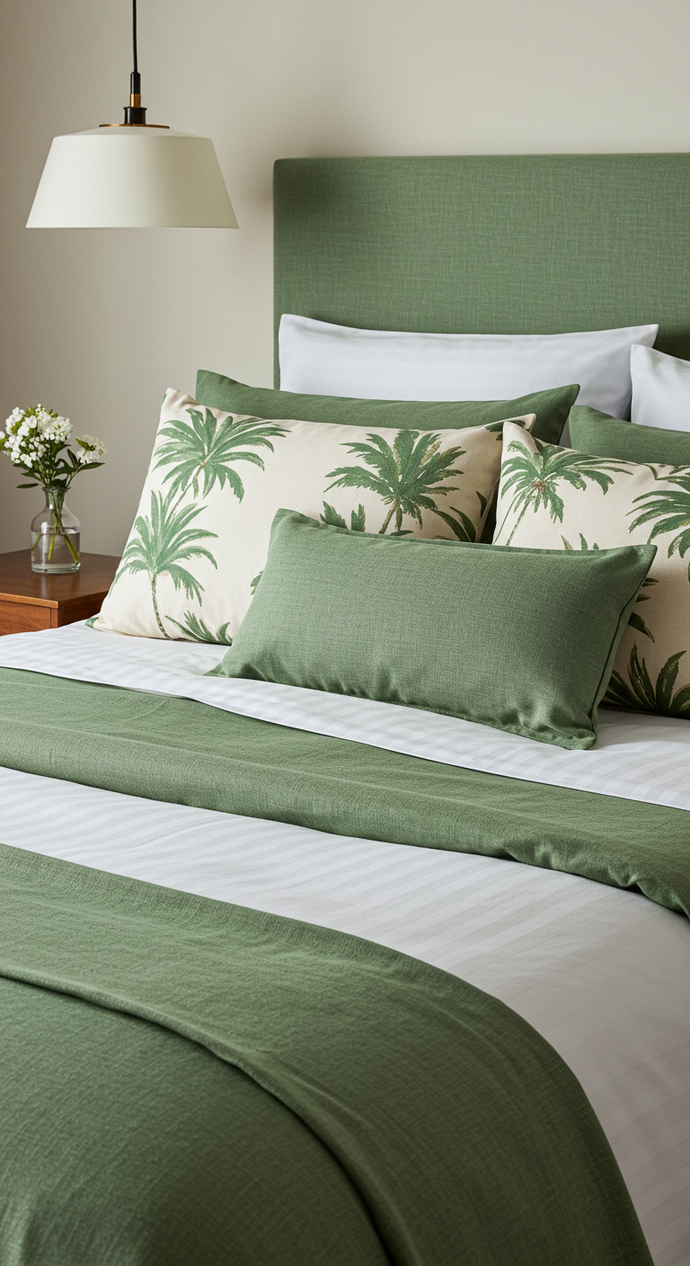 15 Déco Textile Tropical Palmier Exotique