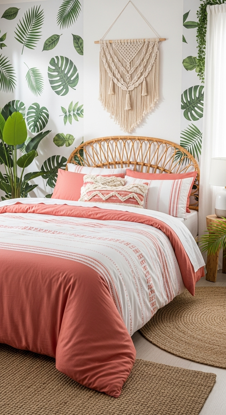 19 Déco Couleur Tropicale Rose Corail