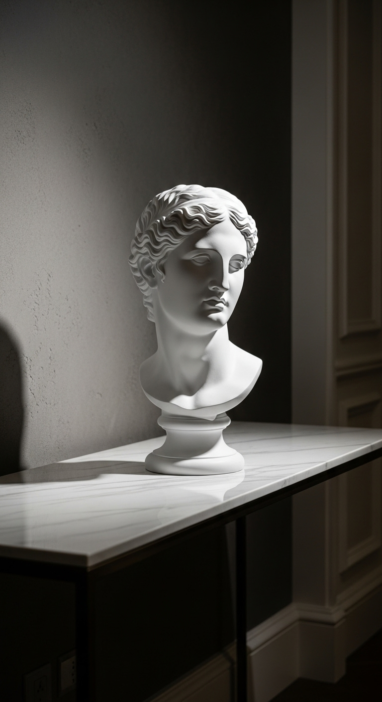 13 Déco Accessoire Minimaliste Sculpture Blanche