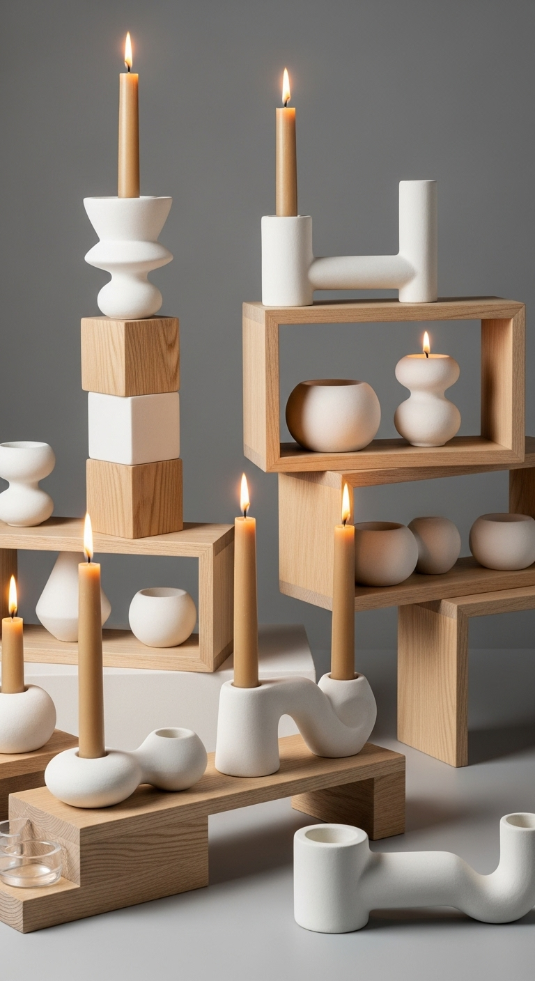 19 Déco Accessoire Scandinave Bougie Naturelle