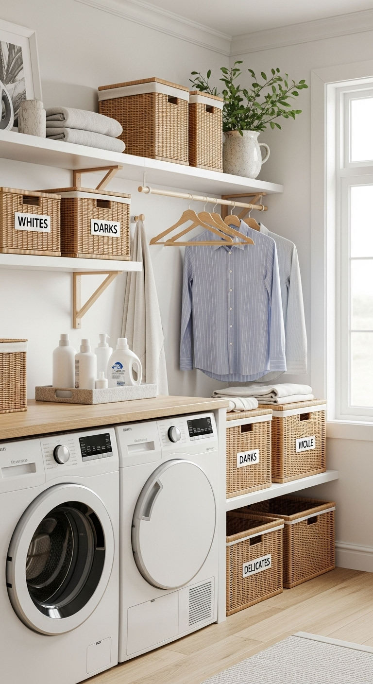 14 Déco Rangement Scandinave Panier Osier