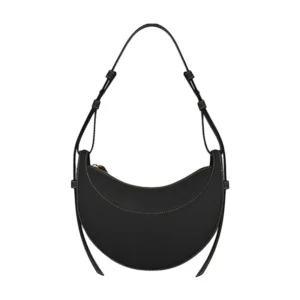 Niche design single-shoulder crossbody bag, crescent-shaped bag, genuine leather underarm women's bag for underarm