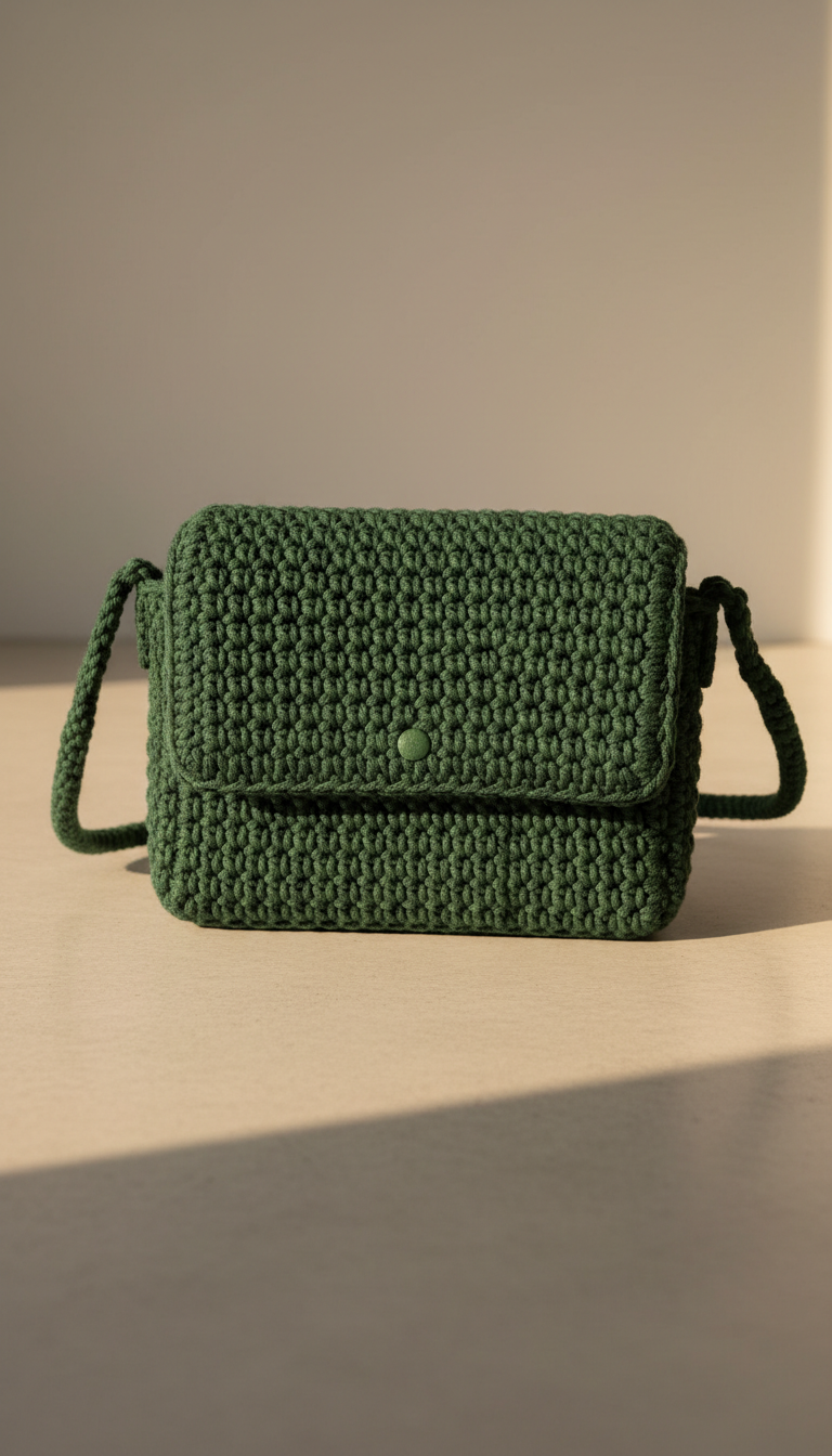 Textured Tunisian Stitch Crossbody