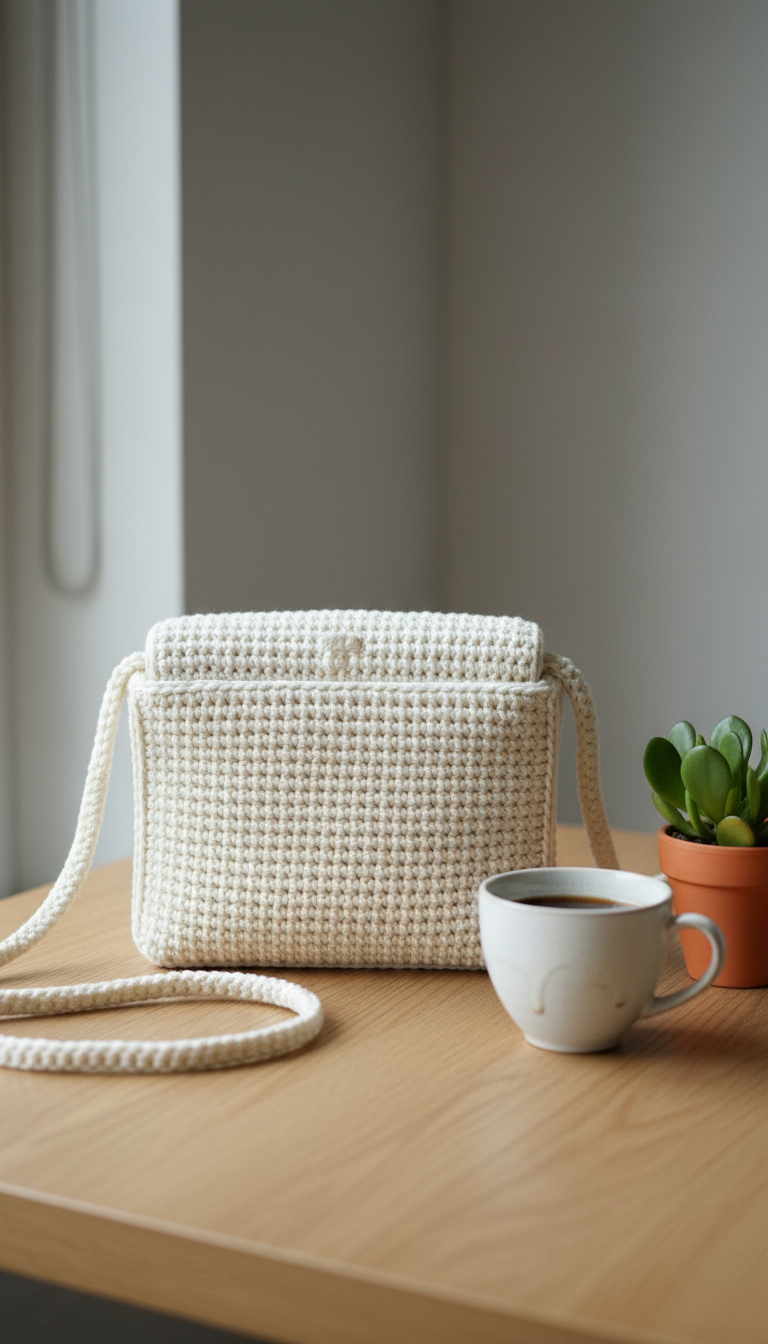 Minimalist Solid Color Crossbody